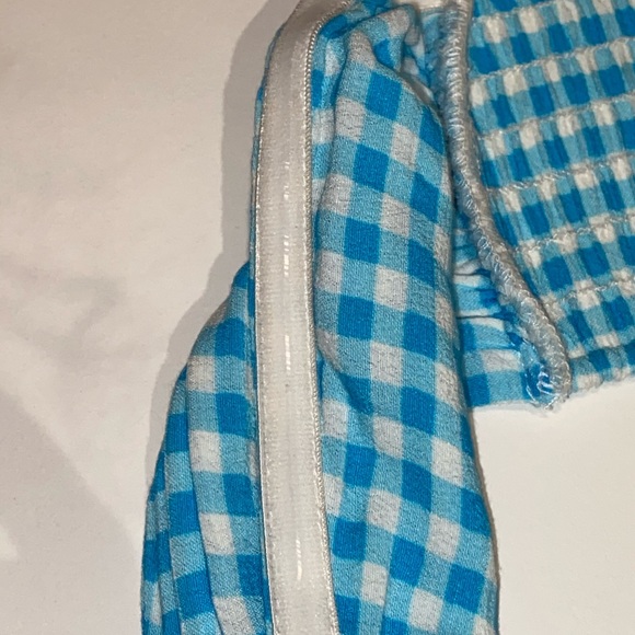 Woman's Planet Blue Tie Bandeau Top XS/S - Picture 4 of 7